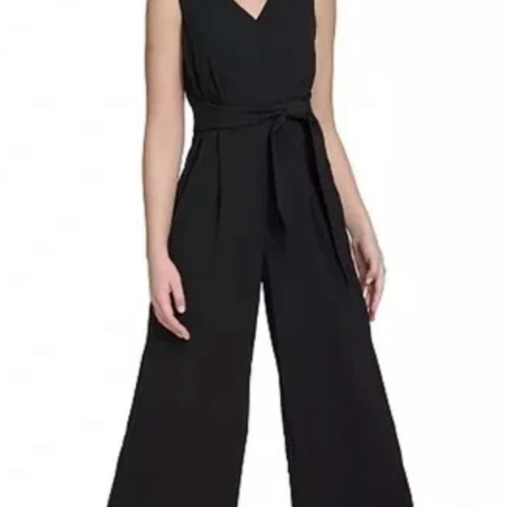 Calvin Klein Black Sleeveless Jumpsuit